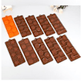 Miniatyrbillede 1 af 4: Silikone Chokolade Lollipop Form Med 6 Huller, Dobbelt Hjerte, Stjerne, Lille Blomst