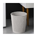 Miniatyrbilde 4 av 4: Søppelbøtte Imitert Rattan Uten Lokk Rom Soverom Enkelt Mote Kjøkken Moderne Kontor Hvit