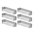 Miniatyrbilde 1 av 2: /EA/Kakeform - 6 0,8mm*13X4,5cm - Rustfritt stål - Kakeform - Kakeform - Moussekakeform - Bakeform - For baking av muffins, kaker