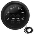 /EA/Voltmeter Smart Interface Stabil Prestanda Vibrationsreducering Universal Spänningsmätare för Bilmodifiering 12V