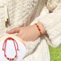 /EA/Onda ögat armband rött röd