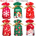 /EA/Dragskopåsar Julklappspåsar Små, 60-pack Julklappsförpackning B