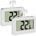 /EA/Kylskåpstermometer med magnetkrok, 2 st LCD digitala kylskåp