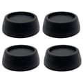 /EA/Tvättmaskins Anti-Vibrationsdynor, Svart, 4-pack