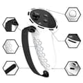 Miniatyrbilde 3 av 3: 1 Par Silikondeksler for Meta Quest 3/3S Touch Controller Beskyttende Grepsdeksel med Stropper - Hvit Multicolor White