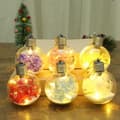 /EA/6-pack klara LED julkulor hängande ljus för julgran, födelsedag, bröllopsfest，D