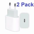 /EA/2-pakning USB-C hurtiglader 20W for iPhone