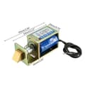 Miniatyrbillede 2 af 2: /EA/Elektromagnet DC 6V 12V 24V Push Pull Type 10mm Slaglængde Solenoid Magneter DC24V