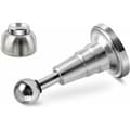 Magnetisk dörrstopp med hydraulisk dämpare, kraftigt rostfritt stål S