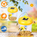 Miniatyrbild 3 av 7: Getingfälla, 2-pack Getingfällor Utomhus Hängande, Bålgetingsfälla, Snickarbi-fällor för Utomhusbruk, Återanvändbar Hängande Hornetfälla Orange
