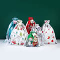/EA/25 st julklappspåsar med snöre, tomte