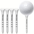 /EA/100 stk. profesjonelle golftees i tre - hvite 83 mm