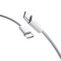 /EA/Tålig UCB-C PD 60W-kabel med kolfiberfläta, 1m, ljusblå