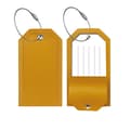/EA/6,5*11,5cm, (Gul), 2-pack TravelMore Polyuretan Resväska Etiketter