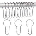 /EA/40-pack duschdraperiringar för sortering och organisering, 68 mm långa, 2,0 mm