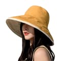 /EA/Dam solhatt bomull bucket hat mode sommar strand bred B D