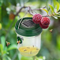 Miniatyrbild 5 av 6: 2-pack solcellsdrivna getingfällor, utomhushängande fällor för bålgetingar, snickarbin, getingfångare, bifångare, insektsfångare Orange x Green 2pcs