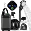 Rechargeable Portable Camping Shower, 6000mAh Battery