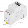 Miniatyrbilde 2 av 2: /EA/Sannsynlig digital timer, dagbryter, Astro digital, 220V AHC15 A type, elektrisk timer