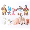 10-pack Masha och Björnen figurer (3-7 cm)