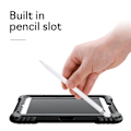 Miniatyrbild 4 av 6: Barnskydd för iPad Mini 5/4/3/2/1 (7,9 Tum, Modell 2021/2019/2015/2014/2013/2012), Slitstark i Silikon (Svart) Svart