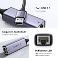 Miniatyrbild 5 av 6: USB-adapter till Ethernet RJ45 Nätverk Kompatibel med Switch Mi Box S 4 3 MacBook, Windows 11 10 8,1 8 MacOS Android - TOPESCT