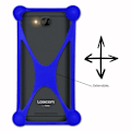 Pikkukuva 2 / 4: Coque bumper - Logicom - Le Hola - Antichoc - Silicone - 3 Karkaistua lasia Blå