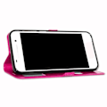 Miniatyrbillede 2 af 4: Telefonhylster - PH26® - iPhone 4G - Lyserød kunstlæder - Magnetisk lukning - Tyndt design Rosa