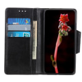 Pikkukuva 2 / 4: Kotelo Xiaomi Redmi Note 10 -kotelolle, puskurikotelo, PU-nahkakotelo, musta