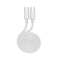 Pikkukuva 1 / 4: 60 W USB C–USB C -kaapeli – 1 metri Infinix Hot 10 Play Hello G35:lle, 3.1A PD-pikalatauskaapeli Vit