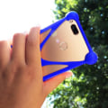 Miniatyrbillede 4 af 4: Oppo Reno 10x stødsikker blå kofangerkasse i kvalitets silikone fra PH26®