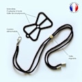 Miniatyrbillede 3 af 4: Silicone cover cord compatible with Infinix Note 11 Pro shockproof with adjustable neck strap - BLACK