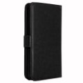 Miniatyrbillede 3 af 4: Folio cover til Vivo X27 Pro øko-læder pung format - dobbelt indvendig klap kortholder magnetisk lukning - SORT