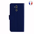 Miniatyrbillede 2 af 4: Pungcover dedikeret til Huawei Mate 20 Lite med magnetisk fane, kortopbevaring og videounderstøttelse - Blå Blå