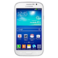 Miniatyrbillede 4 af 4: Samsung Galaxy GRAND I9060-9082 Dedikeret sort folio-cover med vinduer i læderlook og synlige sting fra PH26® Svart