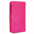 Miniatyrbillede 3 af 4: Foliocover til nubia Red Magic 6R pungformat i øko-læder med dobbelt indvendig kortholderklap - FUSHIA PINK Rosa