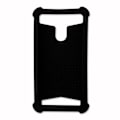 Miniatyrbillede 2 af 4: Bagcover til Gigaset GS4 læderkonturer i silikonegel Anti-shock cover [tillader trådløs opladning] - Sort Svart