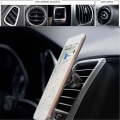 Miniatyrbild 4 av 4: PH26 magnetisk biltelefonhållare för luftventil 360° rotation Bärbar hållare för Hisense Infinity H50 Zoom Svart