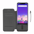 Miniatyrbild 3 av 4: PH26® Super Pack Folio-korthållare i grånärt ekoläder för Logicom Le Hop med 3 härdade glas, maximal hårdhet Grå