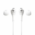 Miniatyrbillede 3 af 3: Høretelefoner til OnePlus 11 Høj Kvalitet Audio i ultra komfortabelt silikone med volumenkontrol og mikrofon - HVID Vit