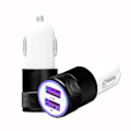 Pikkukuva 4 / 4: Automaattinen laturipaketti + 2 mikro-USB-kaapelia Google Pixel 4a:lle Erittäin tehokas ja nopea laturi 2X (5 V - 2,1 A) + 1 M kaapeli - MUSTA. Svart
