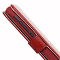Miniatyrbild 2 av 4: Etui Housse Folio - Oppo - A15s - Ekologiskt läder - Brun - Magnetstängning kastanj