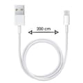 Miniatyrbillede 1 af 4: USB Type C-kabel til POCO X7 Pro - Hurtig opladning/synkronisering datatransfer - 2 meter kabel Vit