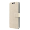 Miniatyrbillede 1 af 4: Asus ZenFone 2 Laser ‎(ZE500KL) pung etui i krokodillestil i PU-læder i beige kvalitet fra PH26®