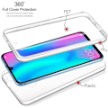 Miniatyrbillede 2 af 4: 360 Degree Case Huawei Y6p 2020 Case Cover, Fuld beskyttelse Transparent Front + Hard Back, Touchscreen Case Cover -NZ