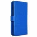 Miniatyrbillede 3 af 4: Folio cover til Motorola Edge X30 øko-læder pung format - dobbelt indvendig flap kortholder - BLÅ Blå