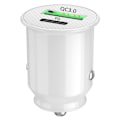 Miniatyrbild 5 av 5: Cigarettändare Billaddare för Oppo A60 CPH3669 USB till USB Typ C Snabbladdning 30W PD & QC 3.0 - 2 portar