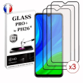 Miniatyrbild 1 av 4: Pack 3 HELA skyddsfilmer för Huawei Psmart 2020 i ultrabeständigt härdat glas (Maximal hårdhet) Vit