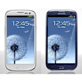 Pikkukuva 4 / 4: Samsung Galaxy S3 I9300 Musta folio-kotelo ikkunoilla, nahkaa muistuttavalla pinnalla ja näkyvillä saumoilla by PH26®