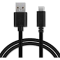 Pikkukuva 2 / 4: Automaattinen laturipaketti + 2 mikro-USB-kaapelia Google Pixel 4a:lle Erittäin tehokas ja nopea laturi 2X (5 V - 2,1 A) + 1 M kaapeli - MUSTA. Svart